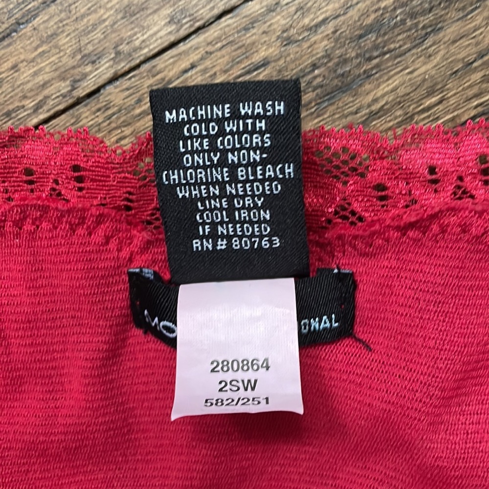 Moda SZ M Red Lace - Picture 3 of 8